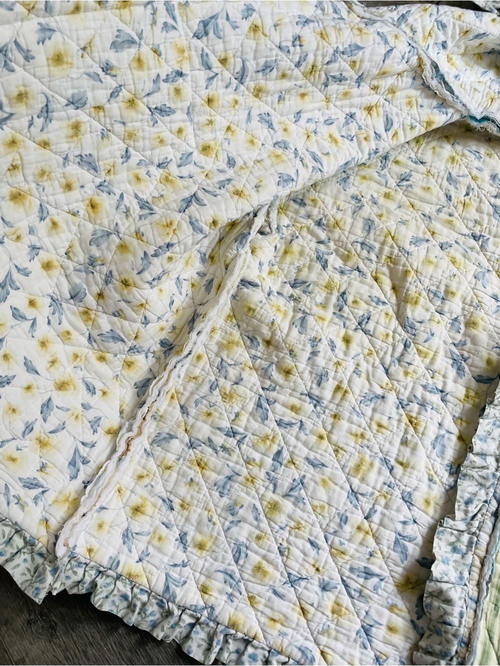 Handmade patchwork quilted jacket OS - Picture 8 of 9